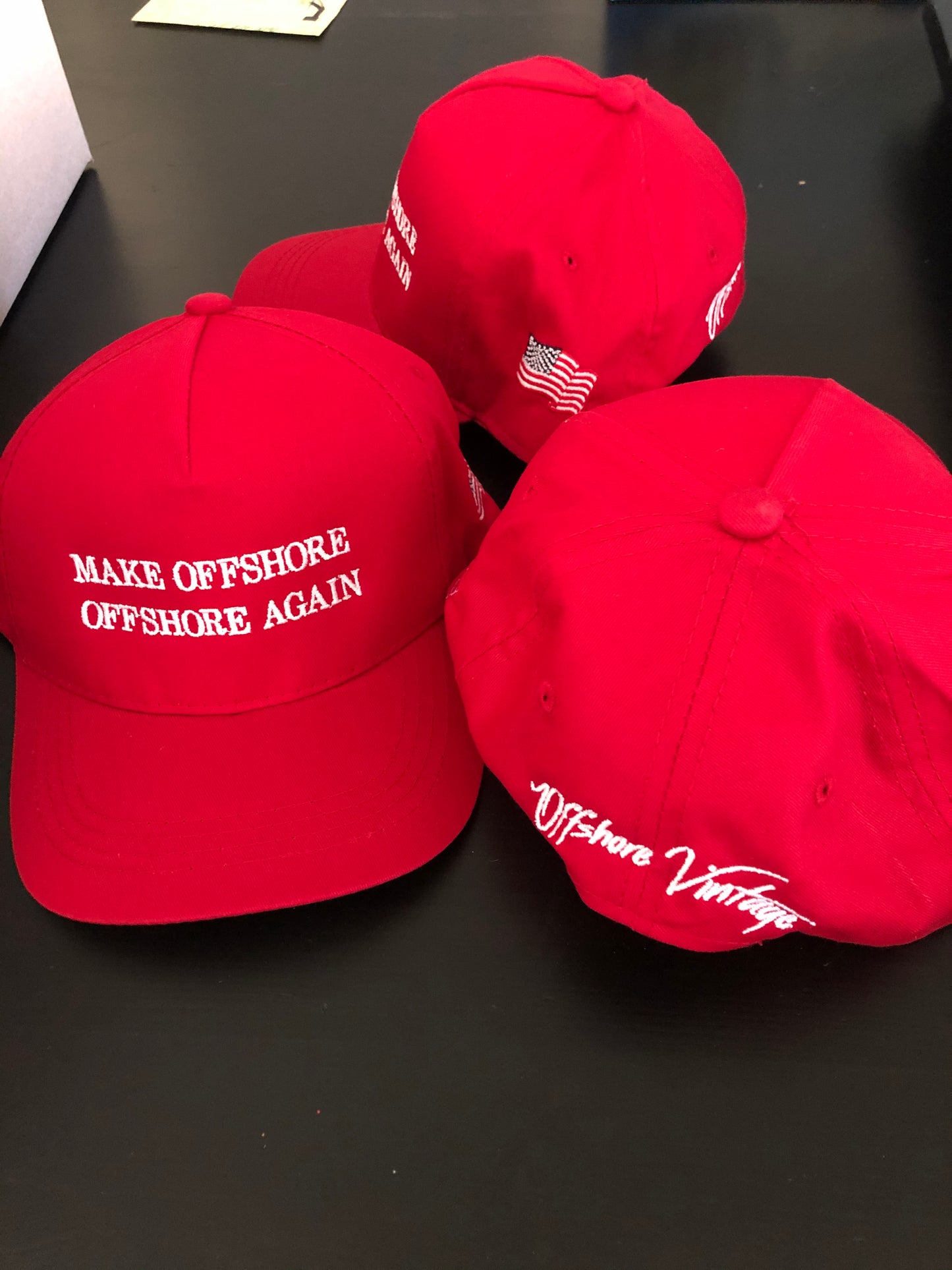 Offshore Vintage Make Offshore Offshore Again Hats