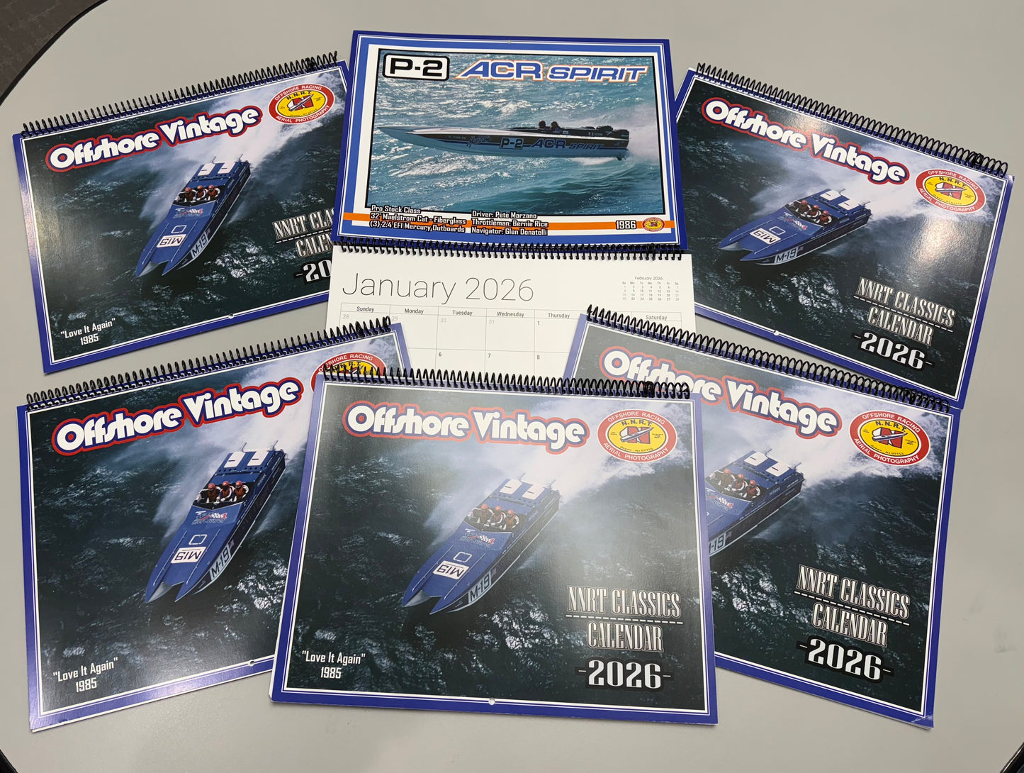 2026 NNRT Offshore Classic Calendar 11x14 12 month Glossy