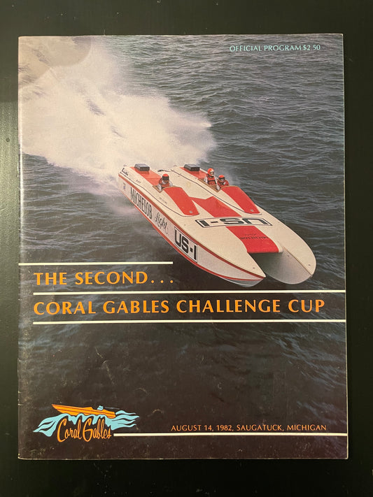 1982 Coral Gables Challenge Cup Program